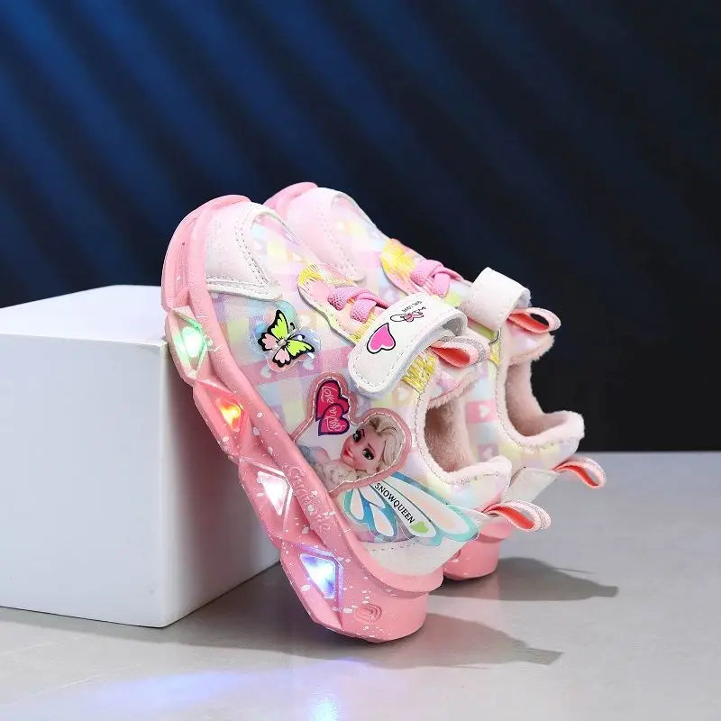 Disney LED Casual Sneakers Girls